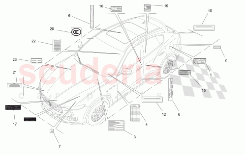 Part Diagram for Maserati 670039644