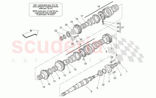 Part Diagram for Maserati 183985