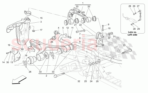 Part Diagram for Maserati 260768