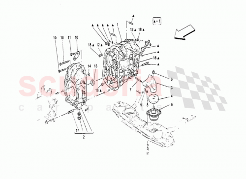 Part Diagram for Maserati 13449534