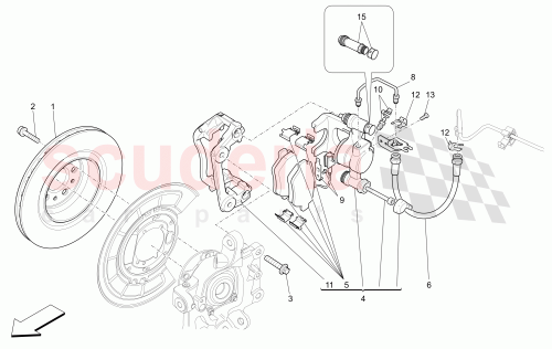 Part Diagram for Maserati 673001654