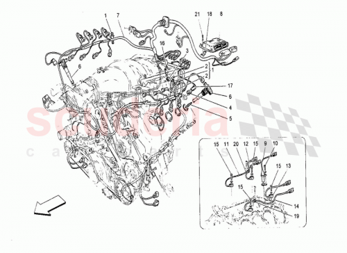 Part Diagram for Maserati 281449