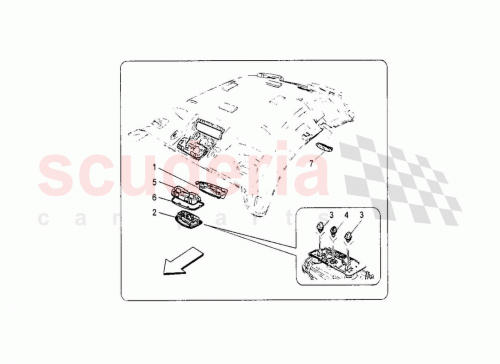 Part Diagram for Maserati 980139004
