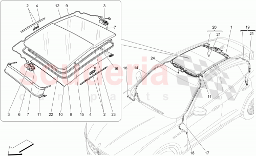 Part Diagram for Maserati 673004642