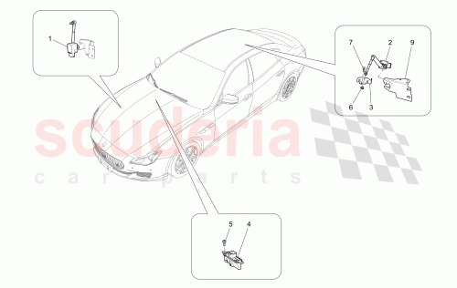Part Diagram for Maserati 670037047