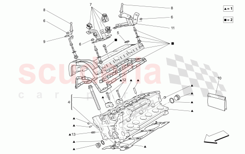 Part Diagram for Maserati 46328350