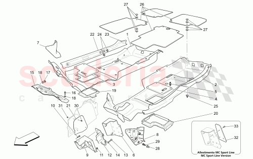 Part Diagram for Maserati 958234400