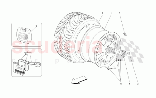 Part Diagram for Maserati 214106