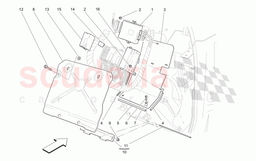 Part Diagram for Maserati 66724900
