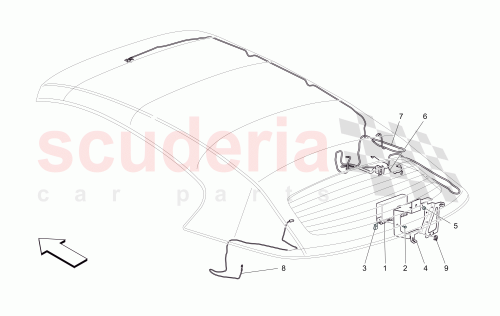 Part Diagram for Maserati 83087000