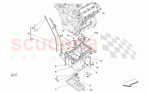 Part Diagram for Maserati 46328816