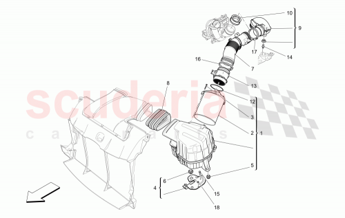 Part Diagram for Maserati 670004604