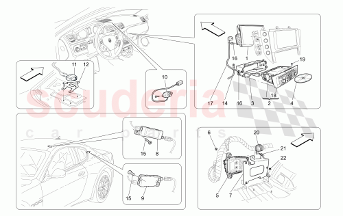 Part Diagram for Maserati 231150