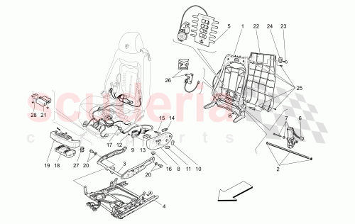 Part Diagram for Maserati 980145110