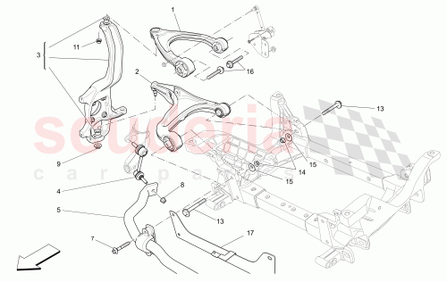 Part Diagram for Maserati 670213730