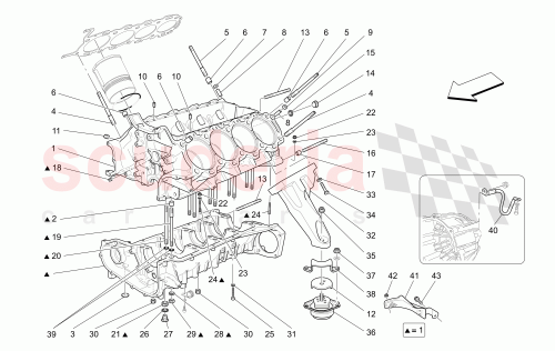 Part Diagram for Maserati 199851