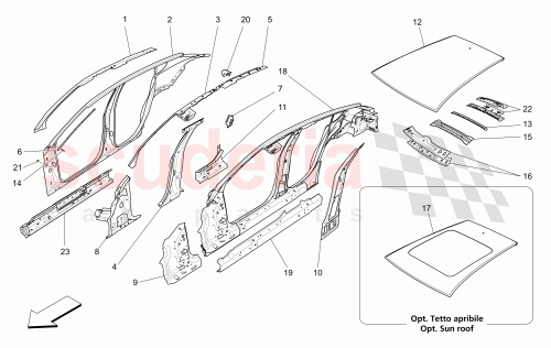 Part Diagram for Maserati 673005648