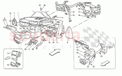 Part Diagram for Maserati 69934500