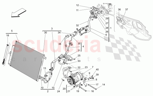 Part Diagram for Maserati 670032308