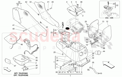 Part Diagram for Maserati 67510806