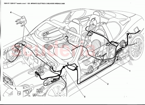 Part Diagram for Maserati 383800106