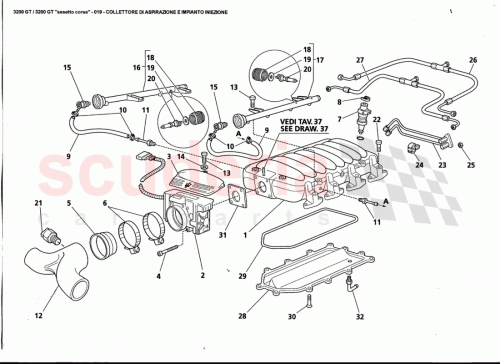Part Diagram for Maserati 585063020