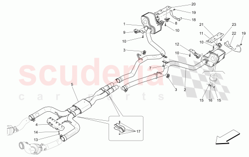 Part Diagram for Maserati 670034561