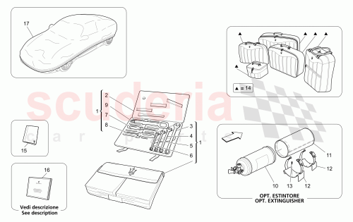 Part Diagram for Maserati 69501300