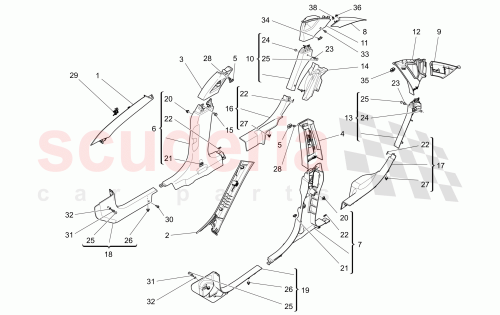 Part Diagram for Maserati 670089085