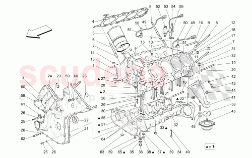Part Diagram for Maserati 10261860