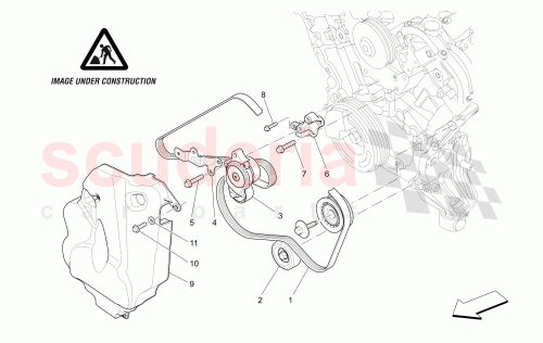 Part Diagram for Maserati 46335431