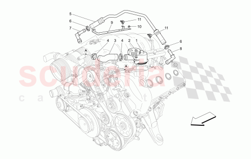 Part Diagram for Maserati 227297