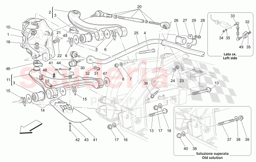 Part Diagram for Maserati 216711