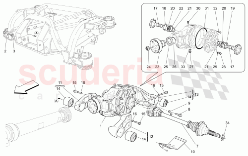 Part Diagram for Maserati 240022