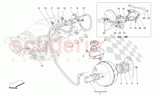 Part Diagram for Maserati 261146