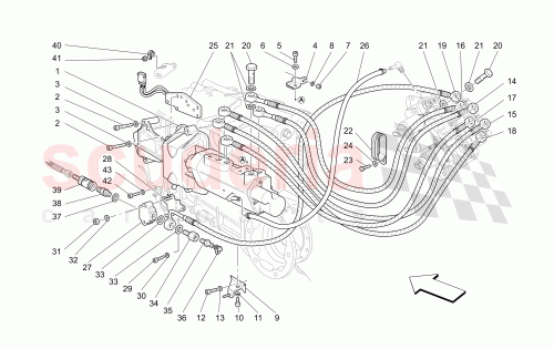 Part Diagram for Maserati 210468