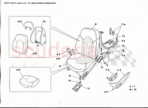 Part Diagram for Maserati 9810043