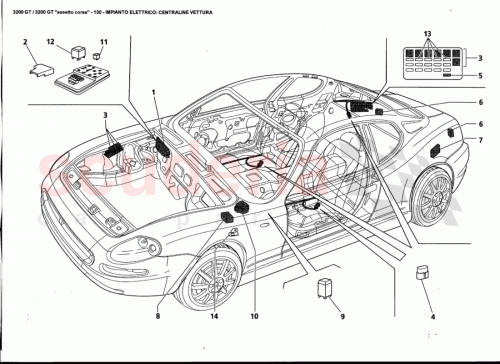 Part Diagram for Maserati 373330178