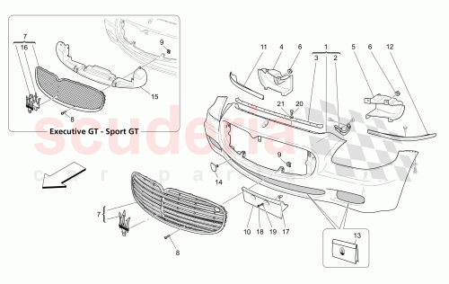 Part Diagram for Maserati 67071000