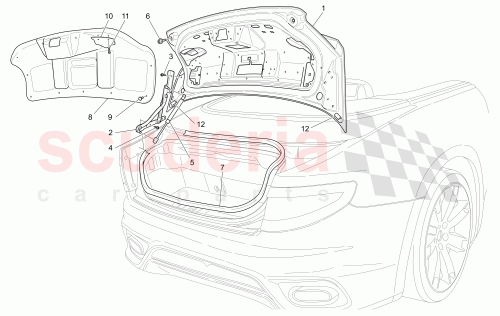 Part Diagram for Maserati 88647013