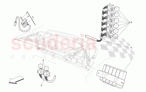 Part Diagram for Maserati 980001089