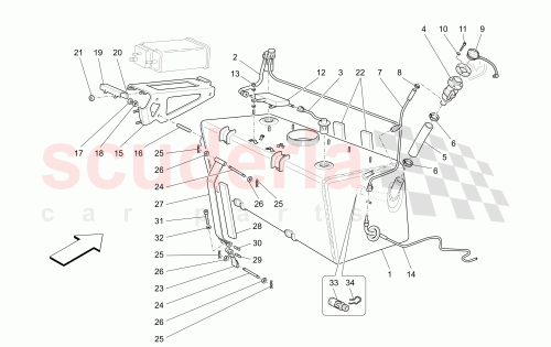 Part Diagram for Maserati 184208