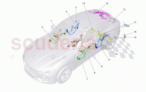 Part Diagram for Maserati 670038043