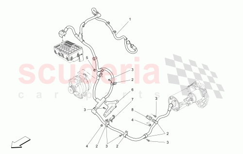 Part Diagram for Maserati 46328827