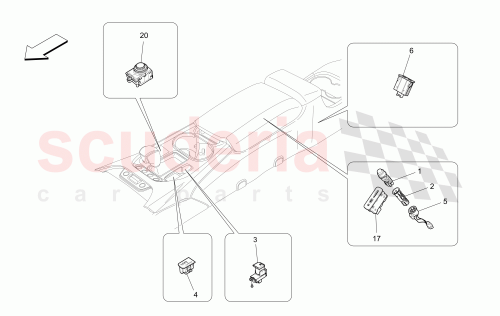 Part Diagram for Maserati 350624