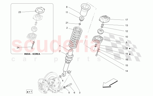 Part Diagram for Maserati 306188