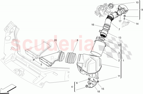 Part Diagram for Maserati 670033793