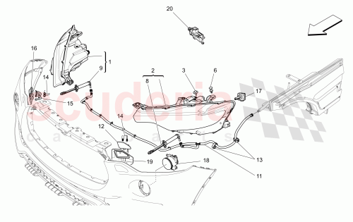 Part Diagram for Maserati 670101564