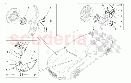 Part Diagram for Maserati 670035429