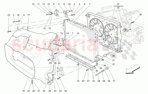 Part Diagram for Maserati 228515